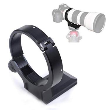 Imagem de iShoot Anel de montagem de tripé, suporte de colar de lente de substituição usinado CNC compatível com Sony FE 70-200 mm f/4 G OSS SEL70200G, com placa de liberação rápida compatível com braçadeira de