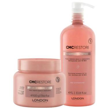 Imagem de London - Cmc Restore Shampoo 1L + Máscara 500G - London Cosméticos