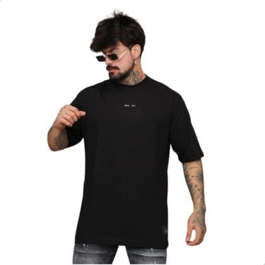 Imagem de Camiseta Metal Carbono Oversized Rapper Bordado Since 1975