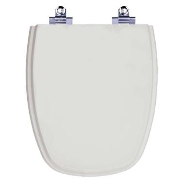 Imagem de Assento Sanitário Fechamento Lento Monte Carlo Cinza Real (Cinza Claro) para Vaso Deca