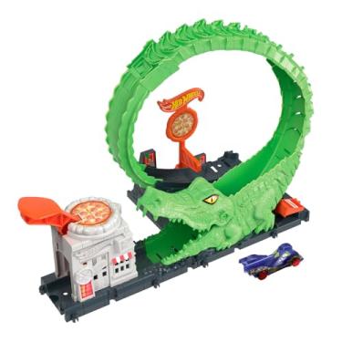 Imagem de Hot Wheels City Pista de Brinquedo Nêmesis Cocodrilo para crianças a partir de 4 anos