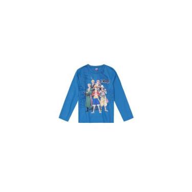 Imagem de Camiseta One Piece Azul Claro Brandili