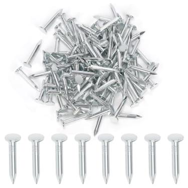 Imagem de Swpeet 300 peças de unhas de feltro galvanizadas de alta qualidade de 3,5 cm, pregos de feltro para telhado, adequado para prender feltro de telhado, telhas de asfalto e placa de isolamento