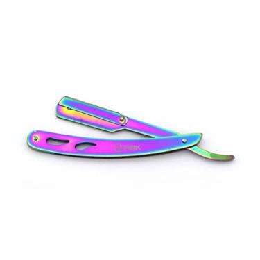 Imagem de Navalha Profissional para Cabelo e Barba, Aço Inoxidável (Furta cor)