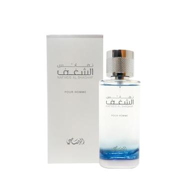 Imagem de Perfume Shaghaf árabe por Homens EDP - Eau De Parfum 100ML (3,4 onças) | Persa Pour Homme spray | base de couro negrito infundido com notas florais místicas | Assinatura Árabe Scent | por Rasasi