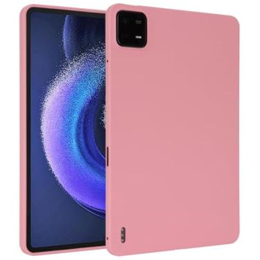Imagem de Waillynice Capa para tablet Samsung Galaxy TAB A9 Plus A9+ S7 S8 S9 FE A8 10,5 Sm-X200 S6 Lite 2024 A7 10,4 SM-T500 A7 Lite T220 capa (rosa, S6Lite P610 P615)