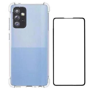 Imagem de Capa Capinha Anti Quedas Galaxy A72 5G + Película de Vidro 3D - Univer