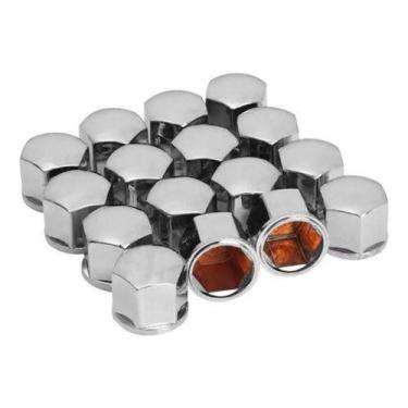 Imagem de Capa Parafuso de Roda Cromada 17mm 16 Pecas - NAO DEFINIDA