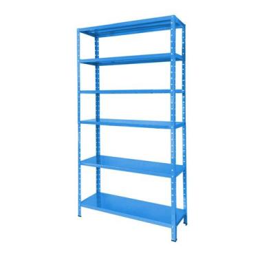 Imagem de Estante de Aço 6 Prateleiras Reguláveis 30cm Multiuso Várias Cores - B