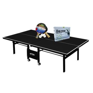 Imagem de MESA PING PONG MDF 18mm 1084 PRETA KLOPF + Kit Completo 5094