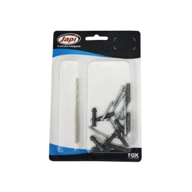 Imagem de JAPI FBAMBP5 Kit Instalação - 1 Broca Alvenaria, 10 Parafusos Cabeça P