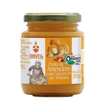 Imagem de Pasta De Amendoim Orgânica Com Caramelo De Tâmara 210g Onveg