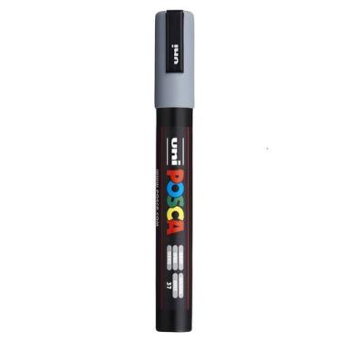 Imagem de Caneta Uniball Posca Pc-5m Escolha a Cor, CINZA 37
