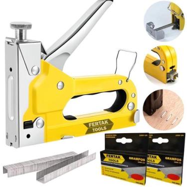 Imagem de Grampeador Profissional Tapeceiro 4 - 14Mm + 2200 Grampos - Fertak