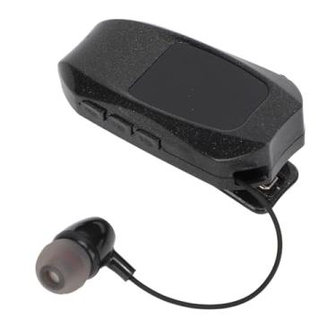 Imagem de Fone de Ouvido Sem Fio Retrátil, Clipe de Cancelamento de Ruído Bluetooth V5.3 No Fone de Ouvido, Fones de Ouvido para Esportes, Negócios, Motorista de Caminhoneiro (Orelha única)