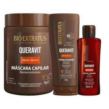 Imagem de Kit Queravit finalização e umectação capilar 1 Máscara 1kg 1 Finalizad