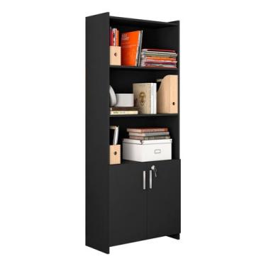 Imagem de Armário Multiuso Escritório Preto - Notável
