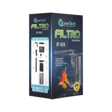 Imagem de Filtro Interno Ocean Tech OT-62A 300L/hr para Aquários de Água Doce - 