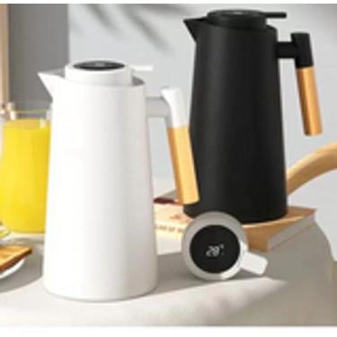 Imagem de Garrafa Térmica Plastico Café-Chá 1 Litro Com Termômetro Em Led - Idea