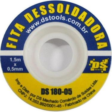 Imagem de Malha Dessoldadora DS 180 0,5mm x 1,5m DS TOOLS 