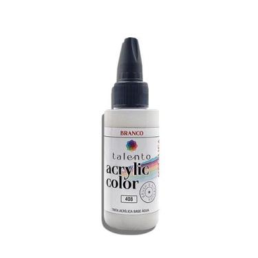 Imagem de Tinta Acrylic Color 30ml Metalica 0408-branco - TALENTO