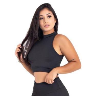Imagem de Top Fitness Suplex Feminino Sports & Academia com Gola  MAG900 - Dakot