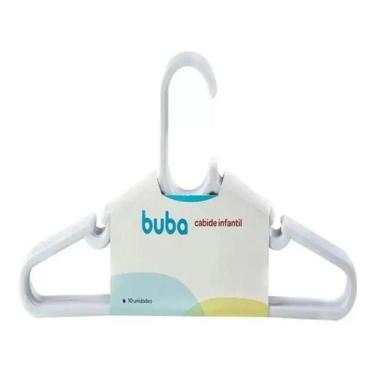 Imagem de Cabide Infantil Kit Com 10 Unidades - Branco - Buba, Cabide Infantil K