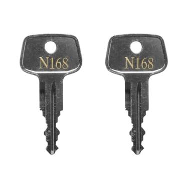 Imagem de Chave de substituição N168 Errebi, chave de rack de carro Thule para Thule Ski, caixa de carga, teto, suportes de transporte e barras transversais - códigos N168 [2 peças]