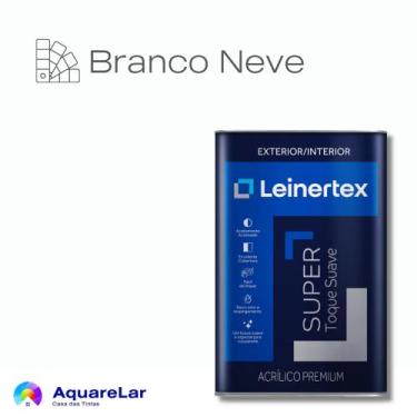 Imagem de Super Acrílica Leinertex Toque Suave Acetinado 18L, BRANCO NEVE