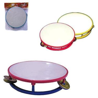 Imagem de Pandeiro Infantil Pequeno 15Cm De Na Solapa