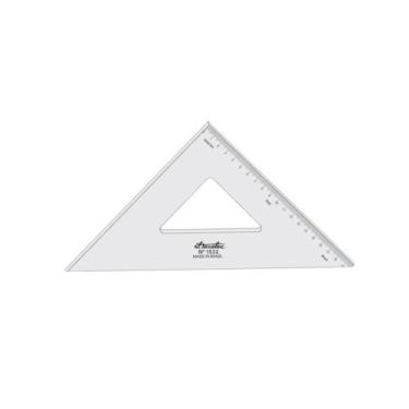 Imagem de Esquadro Acrilico 2m/m C/grav. 45 32cm - Trident