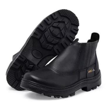 Imagem de Bota De Segurança Masculino Couro Com Biqueira Elastico - Franboots, P