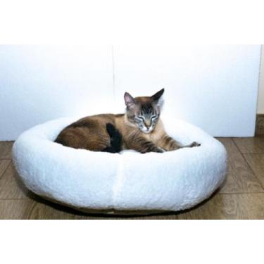 Imagem de Caminha Pet Redonda De Sherpa Cães E Gatos -Emma Baby