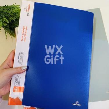 Imagem de Pasta Catálogo A4 com 20 ou 40 Envelopes de Plástico - Interponte / WX