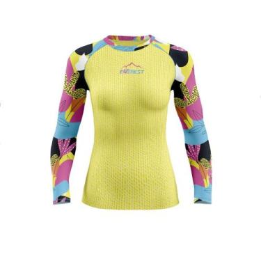 Imagem de Camisa Longa Feminina Moda Praia Uv 50 Térmica Dry Verão 5 - Everest S