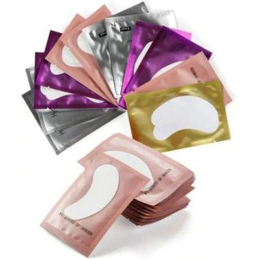Imagem de Kit 100 Protetor Pálpebra Gel Alongamento Cílios Patch Pad - OEM
