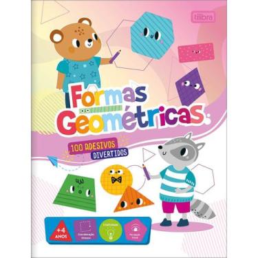 Imagem de Livro Cartilha para Pintar Aprender Atividades Formas Geométricas + 10