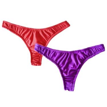 Imagem de Kit com 2 calcinha asa delta fio dental biquíni asa dental - DE UMA MA