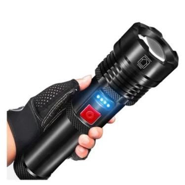 Imagem de Lanterna Led Xml T9 Recarregável Usb Muito Forte - A.R Variedades MT