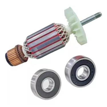 Imagem de Induzido + Rolamento P/ Esmerilhad Bosch 1361 Gws24-180 220v - Bolte