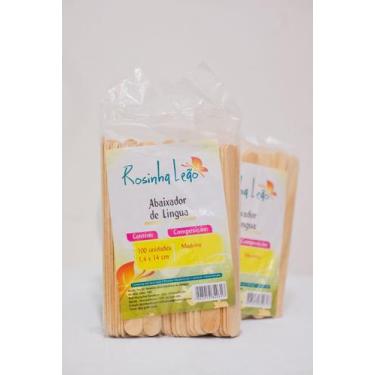 Imagem de Espátula de Madeira para depilação 100unid -  Rosinha Leão 