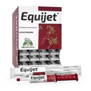 Imagem de Equijet Pasta Vermífugo Oral Para Equinos Kit Com 05 un