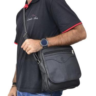 Imagem de Bolsa Transversal Masculina - Pasta Carteiro -  Bolsa Capanga Tiracolo
