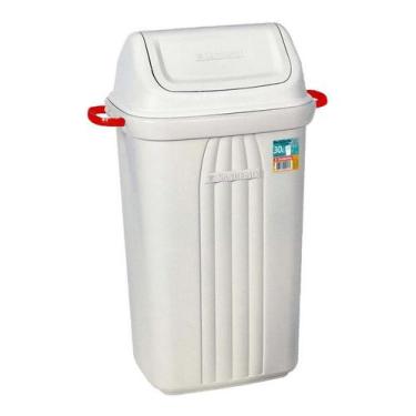 Imagem de Lixeira Sanremo Em Plástico Resistente 30 Litros