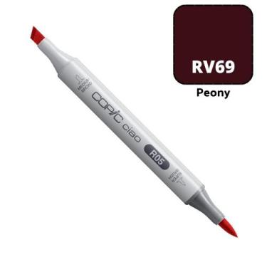 Imagem de Caneta Marcador Copic Ciao Ponta Dupla Variações Cores R, RV69 PEONY