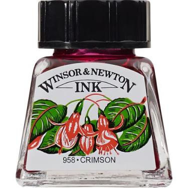 Imagem de Tinta nankin para desenho winsor & newton escolha a cor, CRIMSON