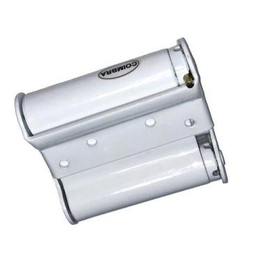 Imagem de (1pç) Dobradica 4pol. 10cm Vai-vem Porta Bang Bar Faroeste - Zincado -