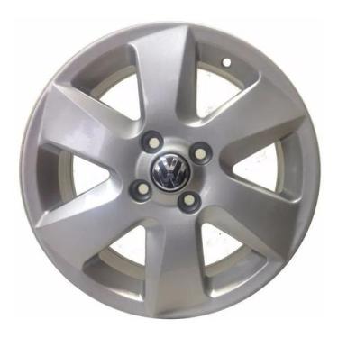 Imagem de Kit 4 Rodas Aro 17 tala 6 4x100 VW Saveiro Surf Prata Zk-120 - Zunky