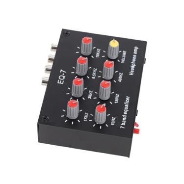 Imagem de Equalizador de áudio Doméstico, Equalizador de áudio Doméstico Com Ajuste de Graves Altos de 12dB Equalizador de Som de 7 Bandas Equalizador Gráfico para Gravação de Streaming de