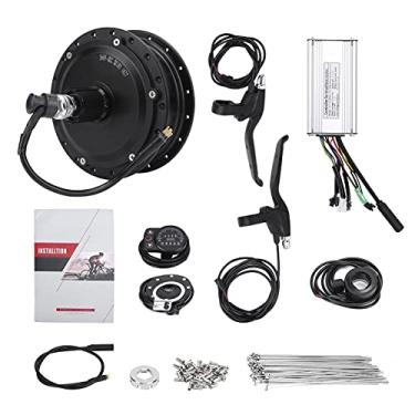 Imagem de Kit de Conversão para Bicicletas Elétricas 36V 500W, Motor do Cubo da Roda Traseira Com Medidor de Exibição KT-900S Alavanca do Freio Sensor de Assistência de Velocidade (Raios